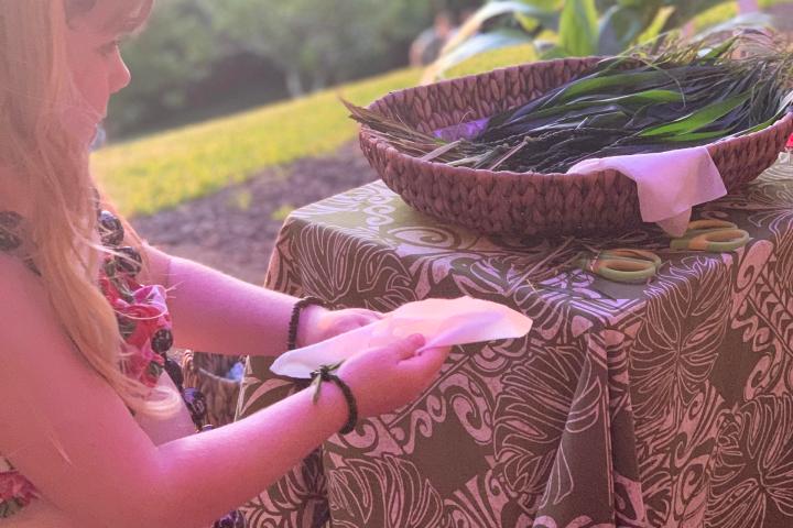 a person holding a baby